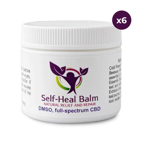 Self-Heal Balm with DMSO and full-spectrum CBD 6-Pack