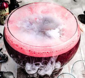dry ice in punch